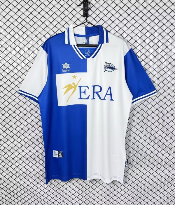 1999/2000 Deportivo Alavés Home Retro  Fans 1:1 Quality Soccer Jersey