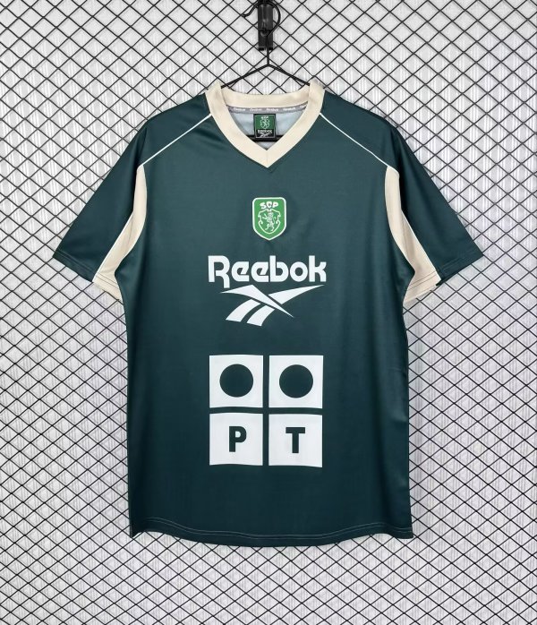 2000/2001 Sporting Lisbon Training Clothes 1:1 Quality Retro Soccer Jersey