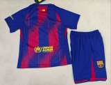 25/26 Barcelona Home  Kids Kits 1:1 Quality Soccer Jersey