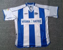 2003/2004 Deportivo Alavés Home Retro  Fans 1:1 Quality Soccer Jersey