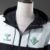 25/26 Betis  Interchange Jacket Black White Windbreaker