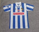1992/1993 Sheffield Wednesday  Blue White Fans Retro 1:1 Quality Soccer Jersey