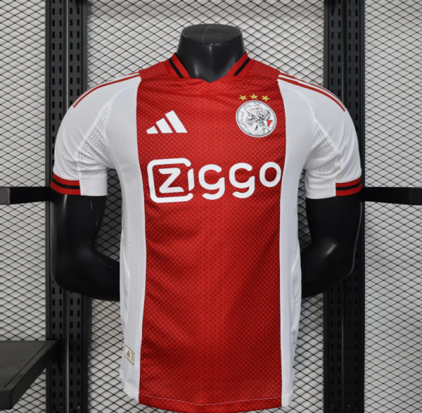 25/26  Ajax Home Player 1:1 Quality Soccer Jersey