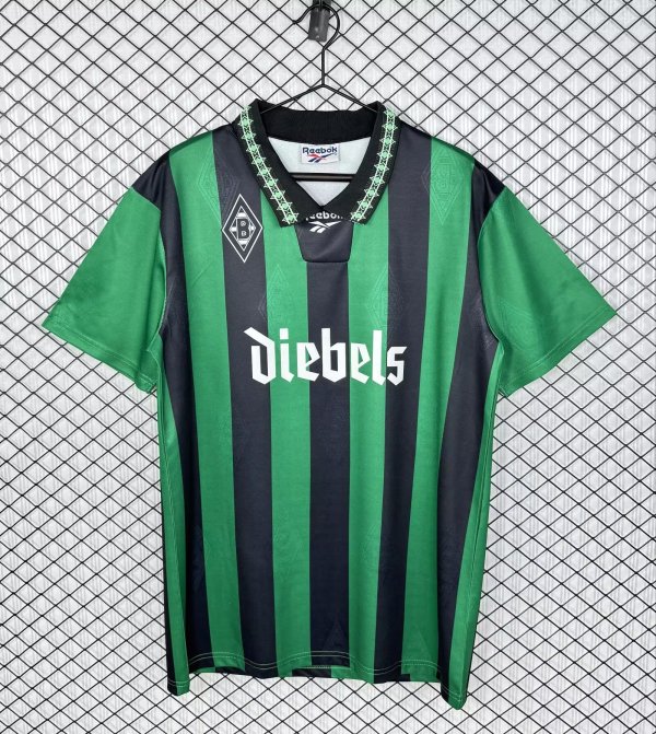 1995/1996 Monchengladbach Away Fans Retro 1:1 Quality Soccer Jersey