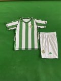 2003/2004  Real Betis Home Kids 1:1 Retro  Soccer Jersey