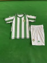 2003/2004  Real Betis Home Kids 1:1 Retro  Soccer Jersey