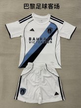 25/26 PSG Paris  Away Kids Kits  1:1  Quality  Soccer Jersey