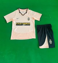 2003/2004 Juventus  Away Kids Kits Retro 1:1 Quality Soccer Jersey