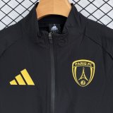 25/26 Paris FC Windbreaker Sets With pants Black 1:1 Quality Soccer Jersey