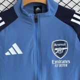 25/26 Arsenal Windbreaker Sets With pants Blue 1:1 Quality Soccer Jersey