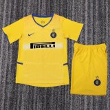 2002/2003  Inter Milan Third Kids Kits Retro 1:1 Quality Soccer Jersey