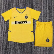 2002/2003  Inter Milan Third Kids Kits Retro 1:1 Quality Soccer Jersey