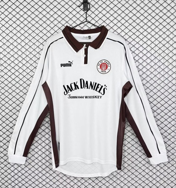 1999/2000 FC St. Pauli  Home long Retro Fans 1:1 Quality Soccer Jersey