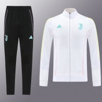25/26  Juventus White Jacket Tracksuit 1:1 Quality