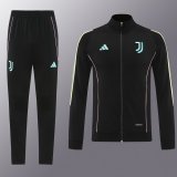 25/26  Juventus Black Jacket Tracksuit 1:1 Quality