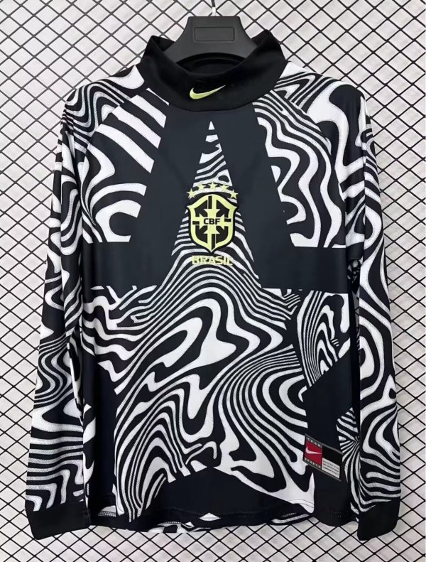 26/27 (2026) Brazil Goalkeeper  Long Sleeve  Fans  1:1 Quality Soccer Jersey