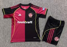 25/26 FC Nürnberg Home Kids 1:1 Quality Soccer Jersey