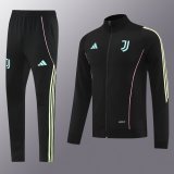 25/26  Juventus Black Jacket Tracksuit 1:1 Quality