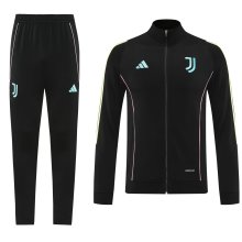 25/26  Juventus Black Jacket Tracksuit 1:1 Quality
