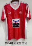 1994  FC Nürnberg Home Fans Retro 1:1 Quality Soccer Jersey