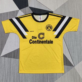 1989/1990  Dortmund Home Fans 1:1 Quality Retro Soccer Jersey