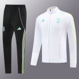25/26  Juventus White Jacket Tracksuit 1:1 Quality