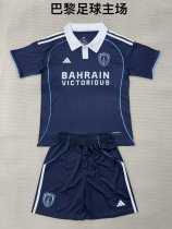 25/26 PSG Paris  Home Kids Kits  1:1  Quality  Soccer Jersey
