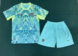 26/27（2026）Portugal Goalkeeper Green  Kids 1:1 Quality Soccer Jersey