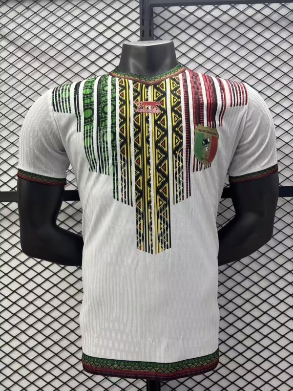 25/26  Mali White Player 1:1 Quality Soccer Jersey