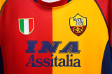 2001/2002 Roma Away Fans Retro 1:1  Quality Soccer Jersey