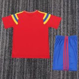 1990 Colombia  Away Kids Retro 1:1 Quality Soccer Jersey
