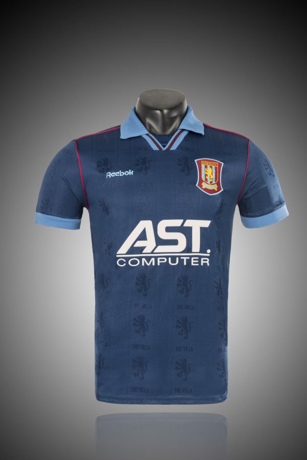 1995/1996 Aston Villa Third Fans Retro 1:1 Quality Soccer Jersey