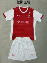 25/26 Stade de Reims Home Kids Kits 1:1 Quality Soccer Jersey 25/26 Stade de Reims Home Kids Kits 1:1 Quality Soccer Jersey
