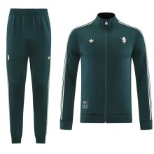 25/26  Juventus Dark Green Jacket Tracksuit 1:1 Quality