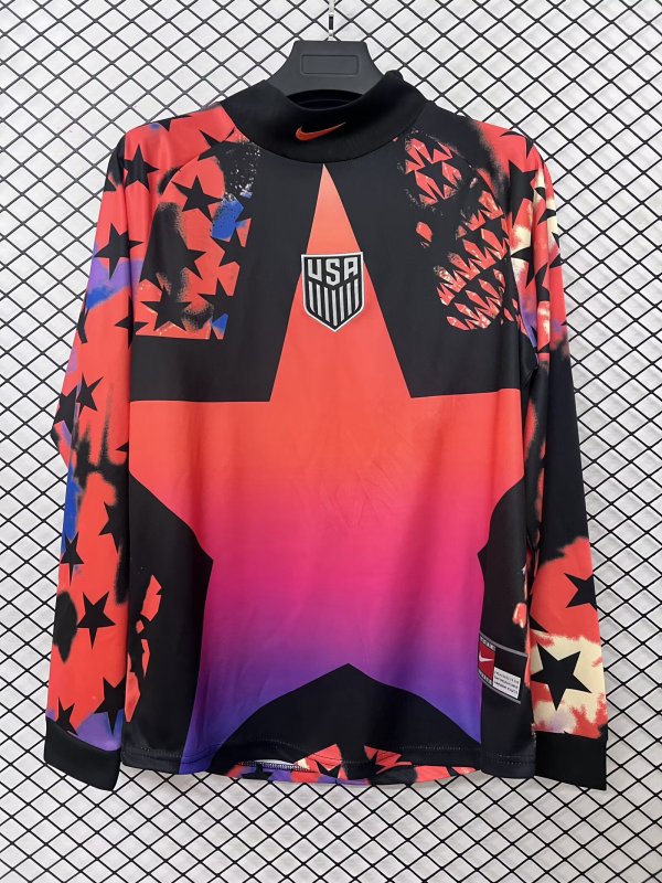 26/27（2026） USA  Goalkeeper Long Sleeve Fans 1:1 Quality Soccer Jersey