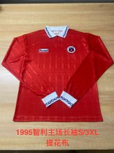 1995 Chile Home  Long  Fans Retro 1:1 Quality Soccer Jersey