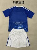 25/26 Como Home  Kids kits 1:1 Quality  Soccer Jersey