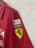 2026  Ferrari Red polo Short Sleeve Racing Suit  1:1 Quality F1 Jerseys