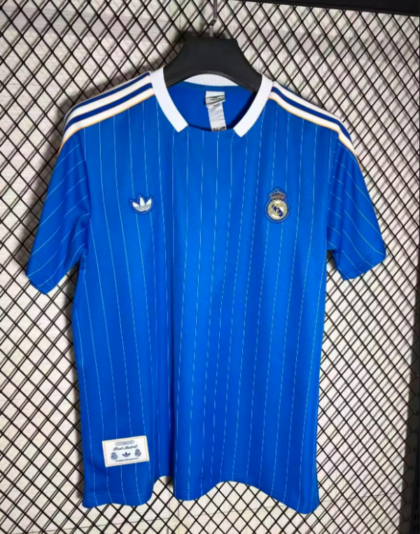 25/26 Real  Madrid  Special Edition Blue  Fans 1:1 Quality Soccer Jersey