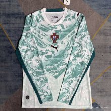 26/27 (2026) Portugal Away Long Sleeves Fans 1:1 Quality Soccer Jersey