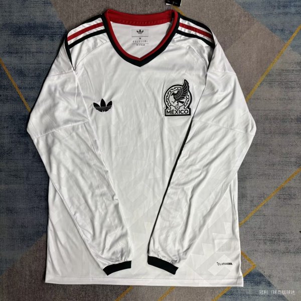 26/27 (2026) Mexico Away Long SLeeve Fans 1:1 Quality Soccer Jersey