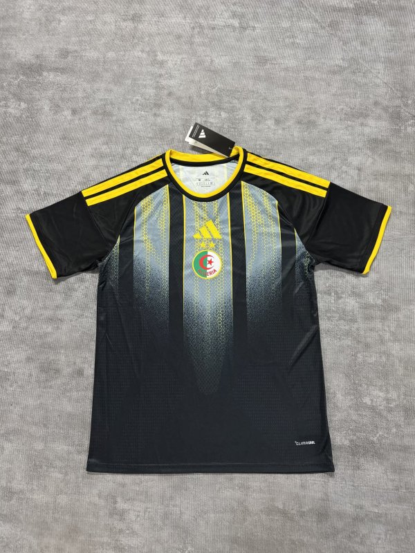 26/27 (2026)  Algeria  Training Clothes Black  Fans 1:1 Quality Soccer Jersey