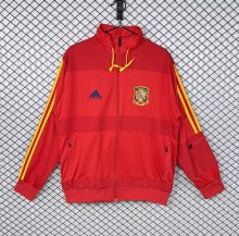 2010  Spain Home Red Retro Windbreaker