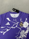 25/26 Real Madrid Marvel Avengers Special Edition Purple Fans 1:1 Quality Soccer Jersey
