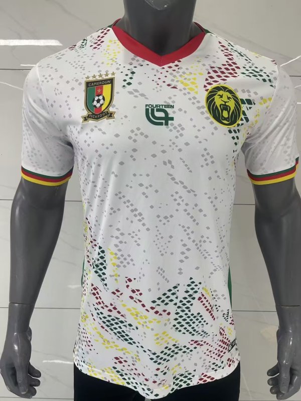 26/27 (2026) Cameroon White Fans 1:1 Quality Soccer Jersey