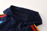 25/26 Spain  Blue Windbreaker Hooded Tracksuit 1:1 Quality