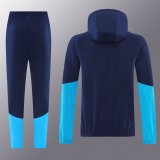25/26 Spain  Blue Windbreaker Hooded Tracksuit 1:1 Quality