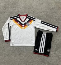 26/27 (2026)  Germany Home Long sleeved Kids Kits 1:1 Quality Soccer Jersey