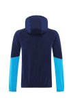 25/26 Spain  Blue Windbreaker Hooded Tracksuit 1:1 Quality