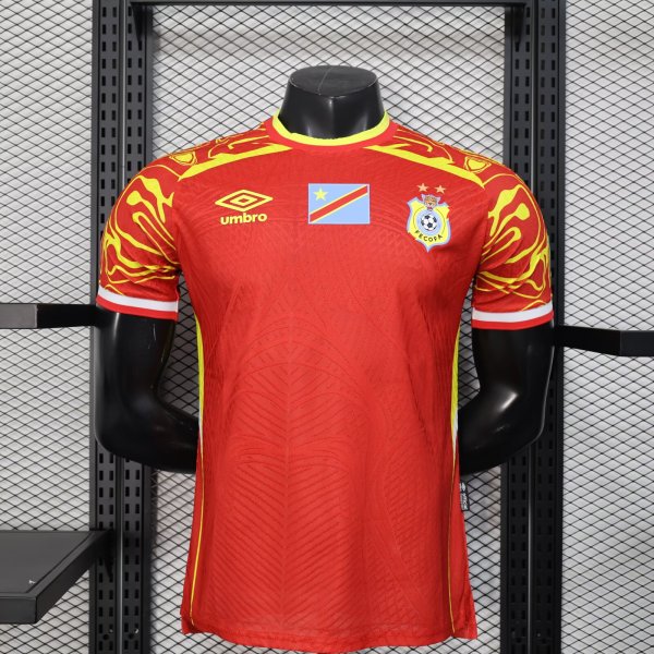 26/27(2026)Congo Special Edition Red Player 1:1 Quality Soccer Jersey
